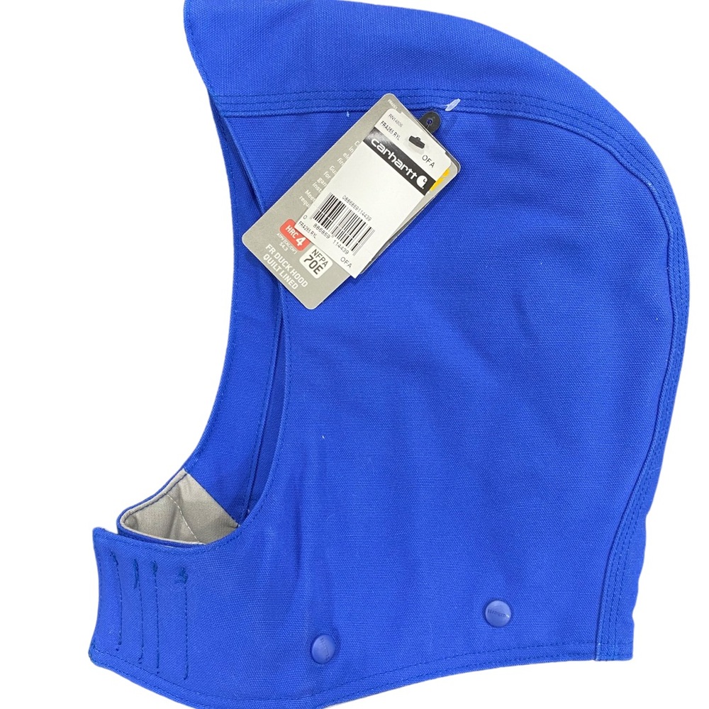 Carhartt FR Duck Hood Quilt Lined Blue HRC4 NPFA 70E One Size New with Tags 🏷️